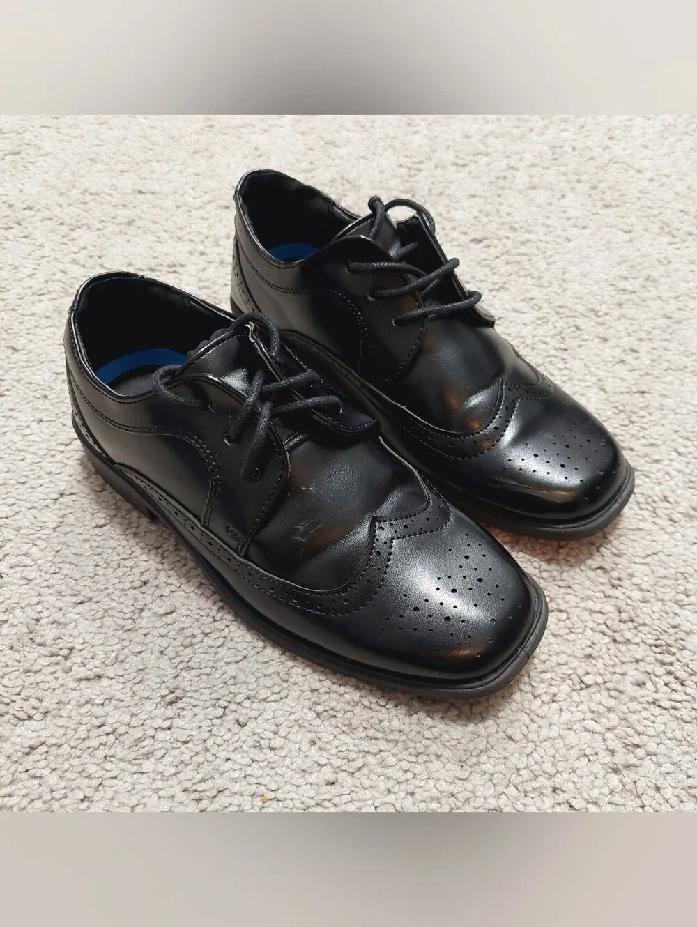 Josmo Boy's Dress Shoes Size 1 Black
